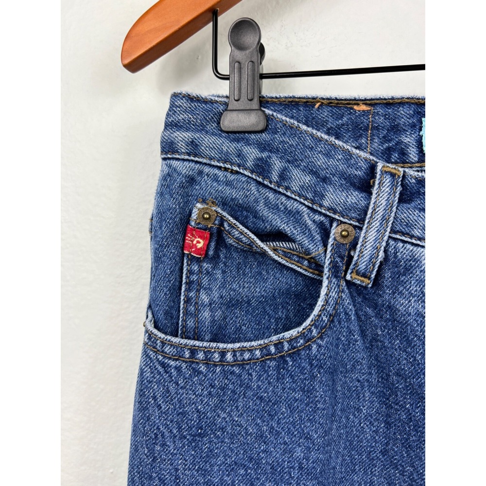 VTG Women's MUDD Denim High Rise Flare Jeans For The Beat Generation 30 X 33‎ - Picture 2 of 14